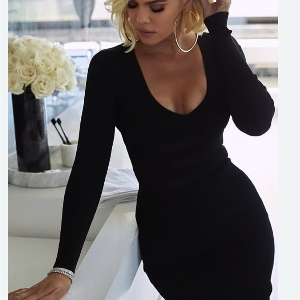 Limited edition of Low Down midi dress in leopard print by Good American (S/M)
